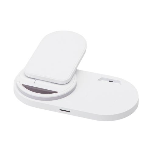 Складная зарядная станция с беспроводной зарядкой Flashport, 15 Вт; - купить необычные сувениры в Воронеже