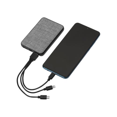 Портативное зарядное устройство из rPET Reborn, 5000 mAh; - купить необычные подарки в Воронеже