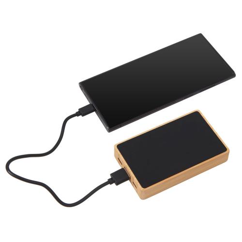 Внешний аккумулятор с подсветкой лого Reedia S2, 5000 mAh, бамбук; - купить необычные подарки в Воронеже