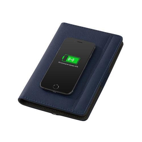 Органайзер с функцией беспроводной зарядки Manner, 5000 mah; - купить именные сувениры в Воронеже