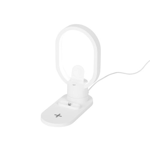 Беспроводная зарядная станция 4-в-1 Portal c лампой, 15 Вт; - купить необычные сувениры в Воронеже