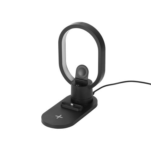 Беспроводная зарядная станция 4-в-1 Portal c лампой, 15 Вт; - купить именные сувениры в Воронеже