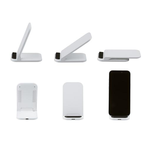 Беспроводное зарядное устройство Foldy, 15 Вт; - купить подарки с логотипом в Воронеже