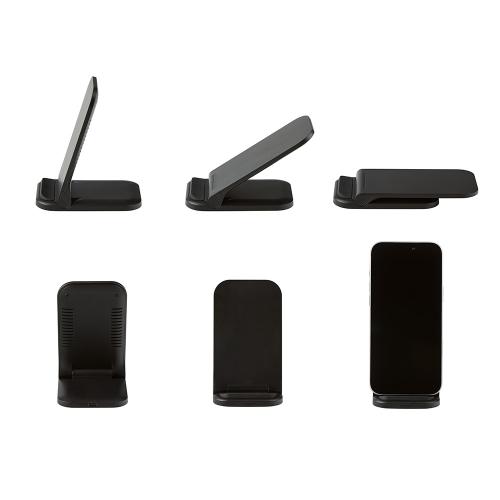 Беспроводное зарядное устройство Foldy, 15 Вт; - купить подарки с логотипом в Воронеже