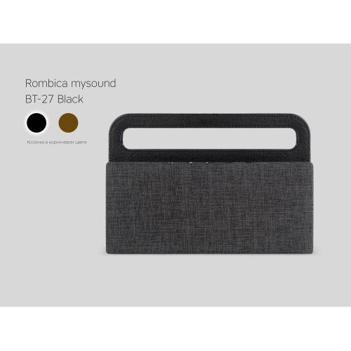 Портативная акустика Rombica mysound BT-27 Black; - купить подарки с логотипом в Воронеже