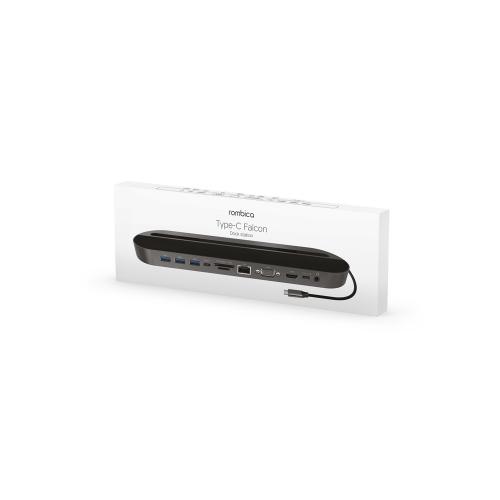 Хаб USB Rombica Type-C Falcon Black ; - купить подарки с логотипом в Воронеже