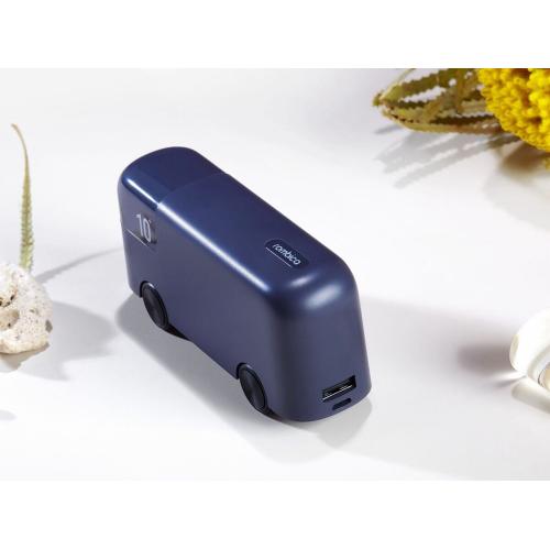 Внешний аккумулятор Rombica NEO BUS Navy; - купить подарки с логотипом в Воронеже