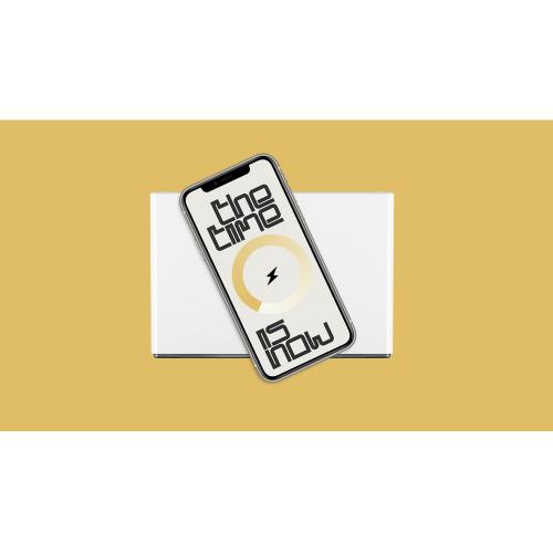 Часы с беспроводным зарядным устройством Rombica Timebox 2; - купить подарки с логотипом в Воронеже