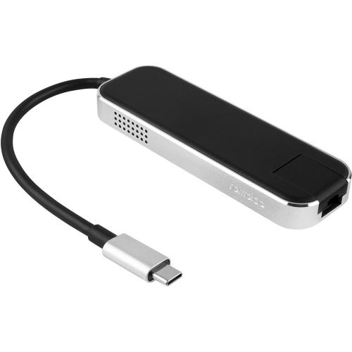 Хаб USB Rombica Type-C Chronos Black; - купить необычные сувениры в Воронеже