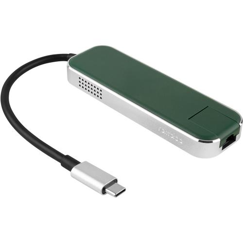 Хаб USB Rombica Type-C Chronos Green; - купить необычные сувениры в Воронеже