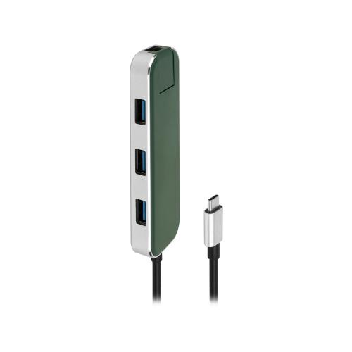 Хаб USB Rombica Type-C Chronos Green; - купить именные сувениры в Воронеже