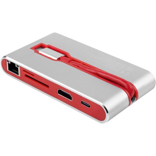 Хаб USB Rombica Type-C Hermes Red ; - купить необычные сувениры в Воронеже