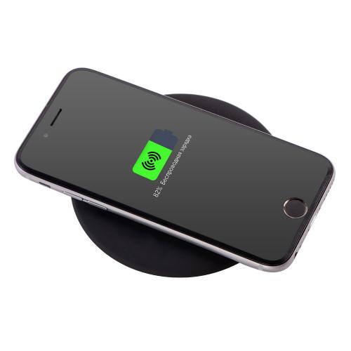 Беспроводное зарядное устройство с подсветкой логотипа Moon spot, 10 Вт; - купить необычные сувениры в Воронеже