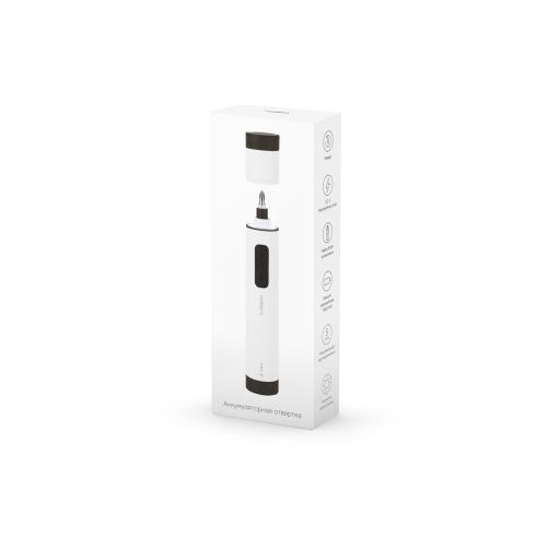 Отвертка аккумуляторная Rombica MyKit S1 White ; - купить подарки с логотипом в Воронеже