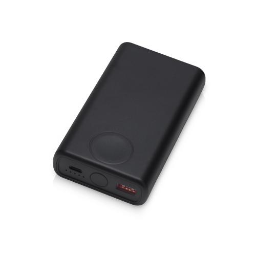 Внешний беспроводной аккумулятор 2-в-1 с функцией зарядки Apple Watch, QC/PD AtomIQ, 10000 мАч, черный