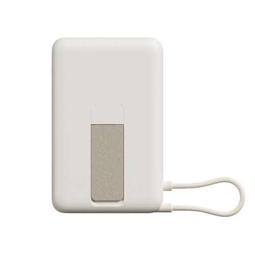 Внешний аккумулятор Xiaomi Magnetic Power Bank 10000 with Built-in Stand Beige; - купить необычные подарки в Воронеже