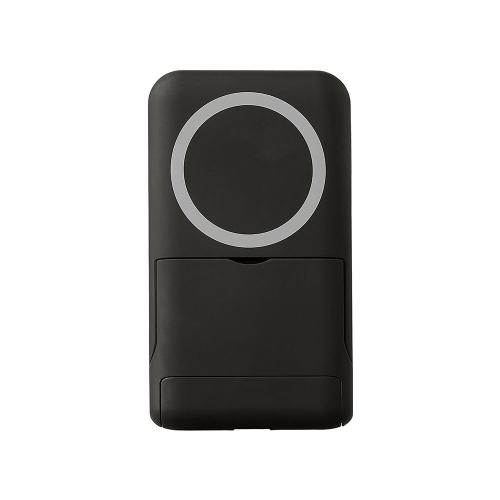 Беспроводной внешний аккумулятор с подсветкой лого и подставкой Magflash, 10000 мАч, 15 Вт; - купить именные сувениры в Воронеже