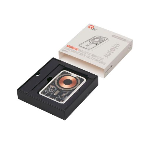 Беспроводной магнитный внешний аккумулятор с QCPD MagnifIQ, 10000 мАч, 15 Вт; - купить необычные подарки в Воронеже