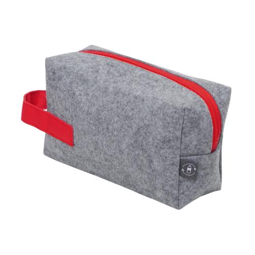 Органайзер для электроники и проводов Felt из RPET-фетра с ручкой; - купить именные сувениры в Воронеже