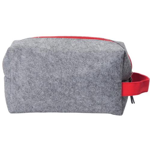 Органайзер для электроники и проводов Felt из RPET-фетра с ручкой; - купить подарки с логотипом в Воронеже