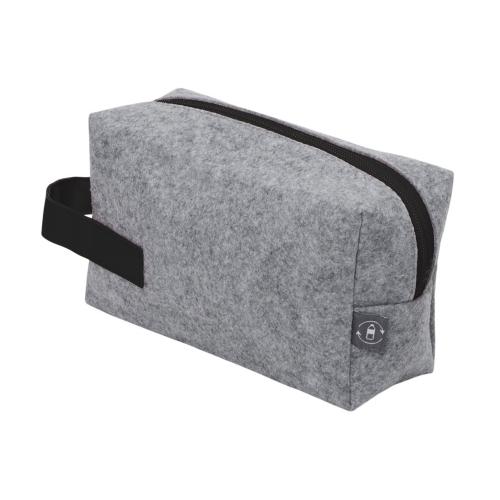 Органайзер для электроники и проводов Felt из RPET-фетра с ручкой; - купить именные сувениры в Воронеже