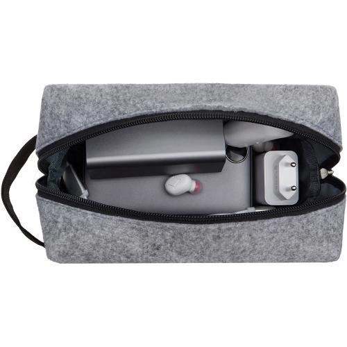 Органайзер для электроники и проводов Felt из RPET-фетра с ручкой; - купить необычные подарки в Воронеже