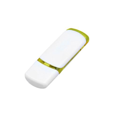 Флешка промо прямоугольной классической формы с цветными вставками, 64 Гб; - купить необычные сувениры в Воронеже