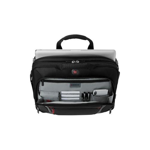 Портфель для ноутбука 15'' WENGER Sensor, черный, полиэстер/ПВХ, 40 x 15 x 33 см; - купить именные сувениры в Воронеже