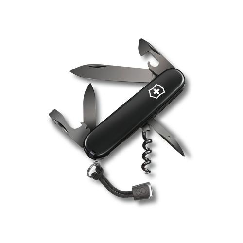 Нож перочинный VICTORINOX Spartan Onyx Black, 91 мм, 12 функций, чёрный; - купить бизнесс-сувениры в Воронеже