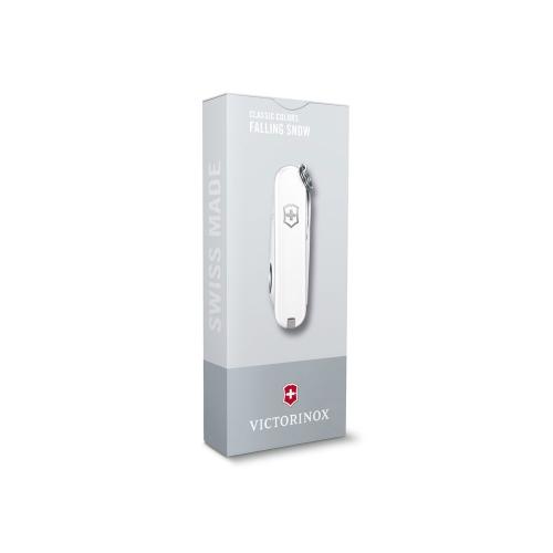 Нож-брелок VICTORINOX Classic SD Colors Falling Snow, 58 мм, 7 функций; - купить именные сувениры в Воронеже