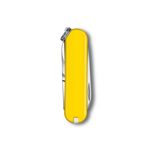 Нож-брелок VICTORINOX Classic SD Colors Sunny Side, 58 мм, 7 функций; - купить необычные сувениры в Воронеже