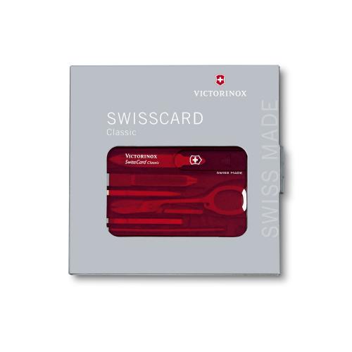 Швейцарская карточка VICTORINOX SwissCard Classic, 10 функций; - купить подарки с логотипом в Воронеже