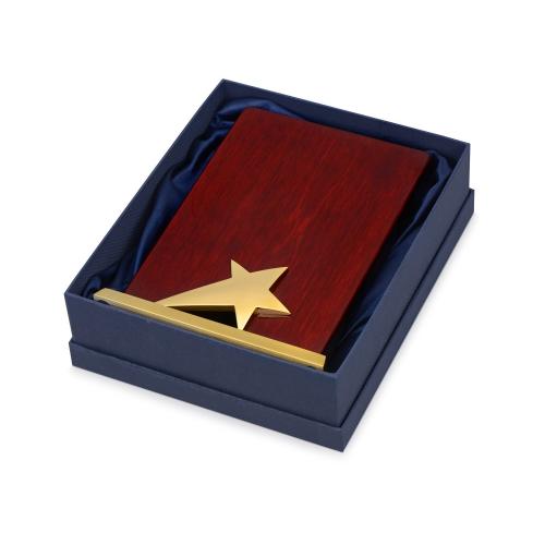 Награда Galaxy с золотой звездой, дерево, металл; - купить необычные сувениры в Воронеже