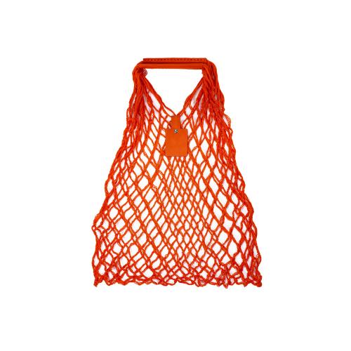 Авоська Dream М old style 15 литров с кожаными ручками, оранжевый (5)