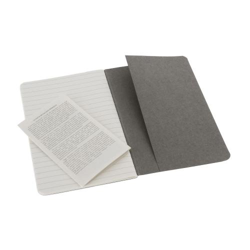 Записная книжка Moleskine Cahier (в линейку, 3 шт.), Pocket ; - купить именные сувениры в Воронеже