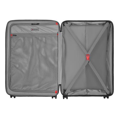 Чемодан WENGER Pegasus, черный, поликарбонат+АБС-пластик, большой, 52х76х30 см; - купить подарки с логотипом в Воронеже