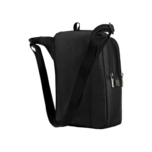 Сумка WENGER BC First для ношения через плечо,чёрный, 100% полиэстер, 21х28х9 см; - купить подарки с логотипом в Воронеже