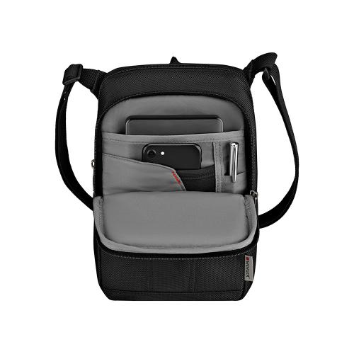 Сумка WENGER BC First для ношения через плечо,чёрный, 100% полиэстер, 21х28х9 см; - купить именные сувениры в Воронеже