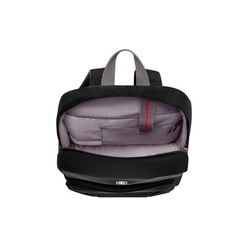 Рюкзак WENGER Motion 15.6, черный, нейлон, 31x17x42 см; - купить подарки с логотипом в Воронеже