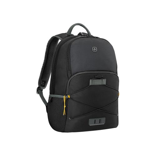 Рюкзак WENGER Trayl 15.6, чёрный, переработанный ПЭТ, 34 x 20 x 45 см; - купить необычные сувениры в Воронеже
