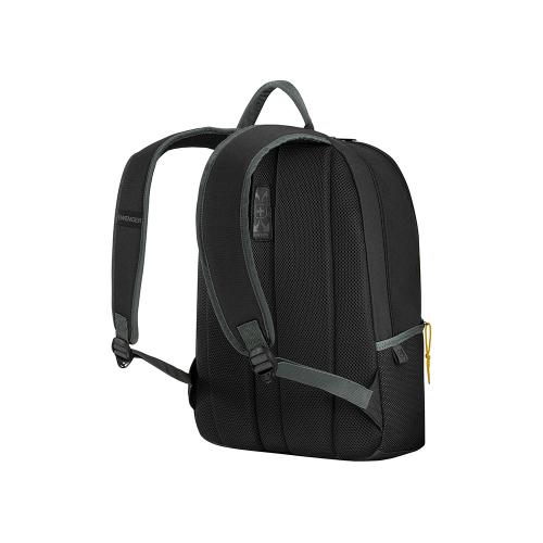 Рюкзак WENGER Trayl 15.6, чёрный, переработанный ПЭТ, 34 x 20 x 45 см; - купить именные сувениры в Воронеже