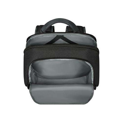 Рюкзак WENGER Move 16, чёрный, переработанный ПЭТ, 33 x 19 x 44 см; - купить подарки с логотипом в Воронеже