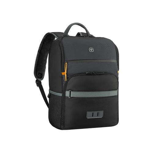 Рюкзак WENGER Move 16, чёрный, переработанный ПЭТ, 33 x 19 x 44 см; - купить необычные сувениры в Воронеже