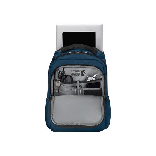 Рюкзак WENGER XE Resist 16, синий, переработанный ПЭТ/Полиэстер, 30х20х44 см; - купить именные сувениры в Воронеже