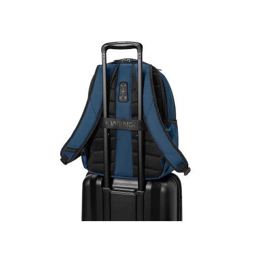 Рюкзак WENGER XE Professional 15.6, синий, переработанный ПЭТ/Полиэстер, 32х22х44 см; - купить подарки с логотипом в Воронеже
