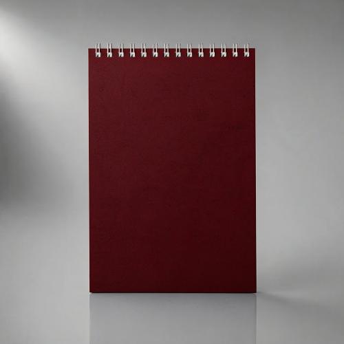 Бизнес - блокнот Альт А5 (127 х 198 мм) Office 60 л., бордовый