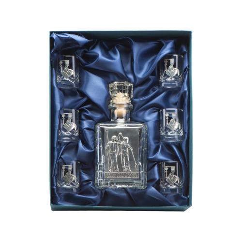 Набор со штофом МЕТАЛЛУРГИ; - купить необычные подарки в Воронеже