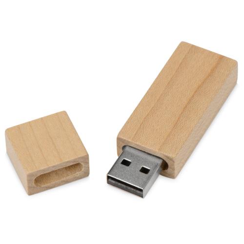 Флеш-карта USB 2.0 16 Gb Woody с магнитным колпачком; - купить необычные подарки в Воронеже