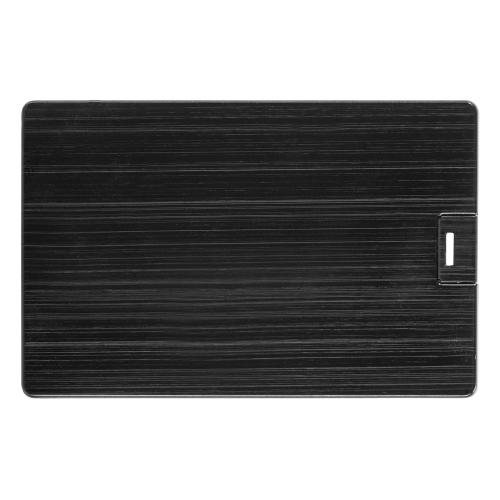 Флеш-карта USB 2.0 16 Gb в виде металлической карты Card Metal; - купить именные сувениры в Воронеже