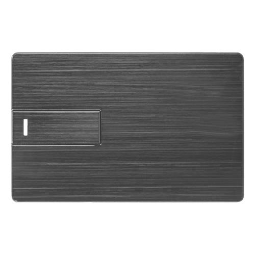 Флеш-карта USB 2.0 16 Gb в виде металлической карты Card Metal; - купить необычные сувениры в Воронеже